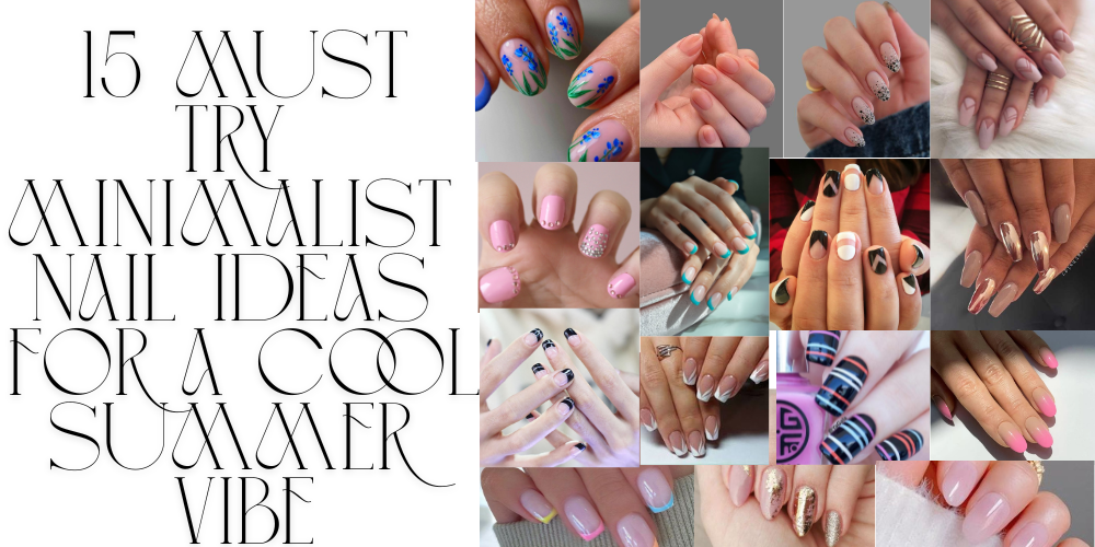 Modern French manicure with sky-blue tips on nude base for a summer twist