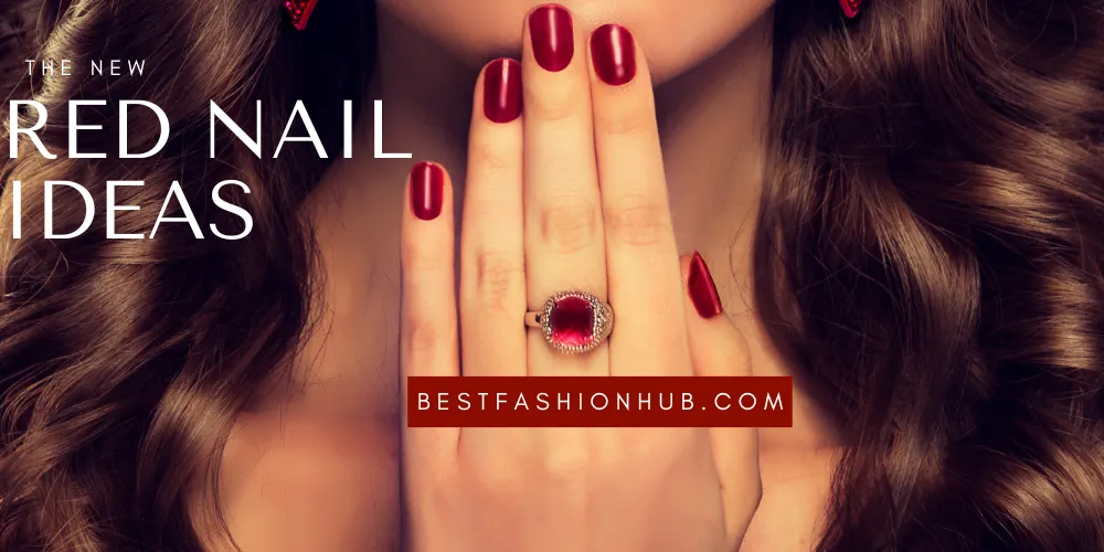 red nail designs