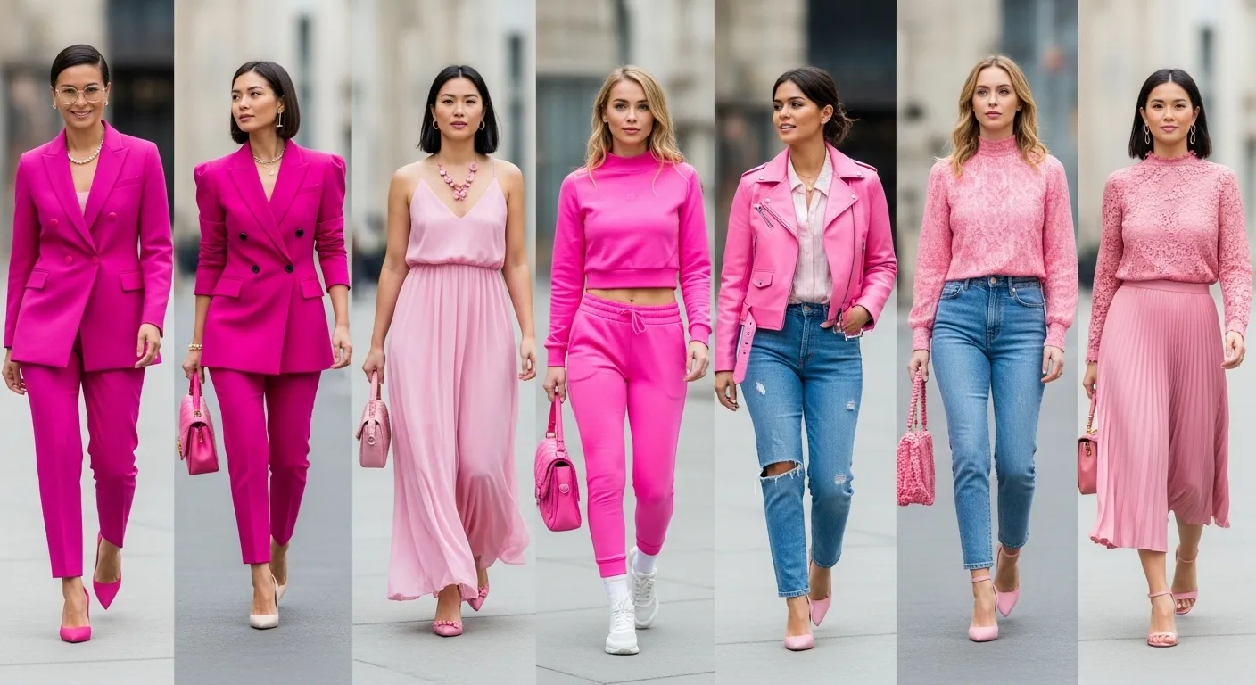 15 pink outfit looks