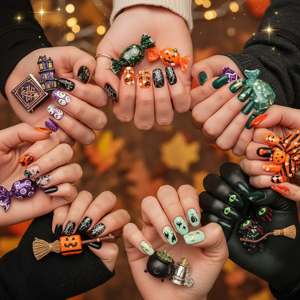 21 cute halloween nails