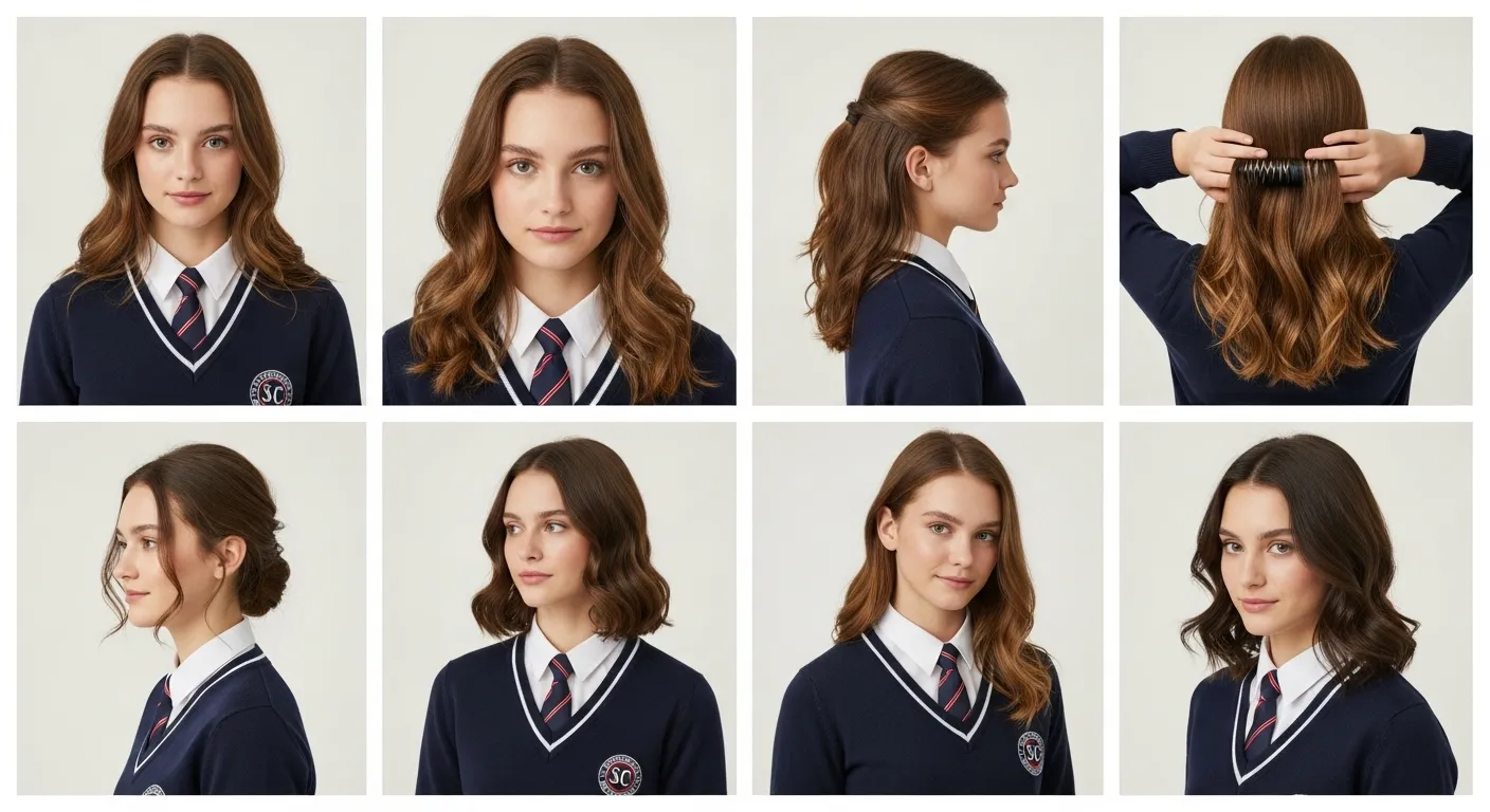 School Hair Styles Look