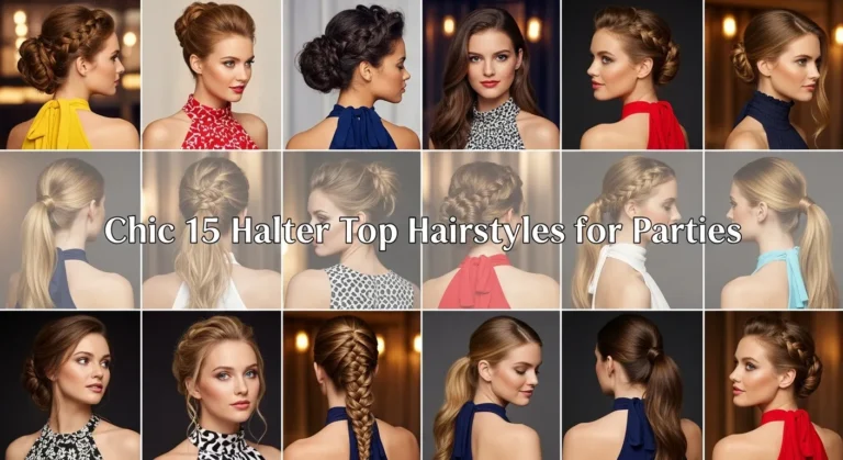 halter top hairstyles