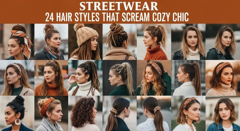 Streetwear hairstyle looks