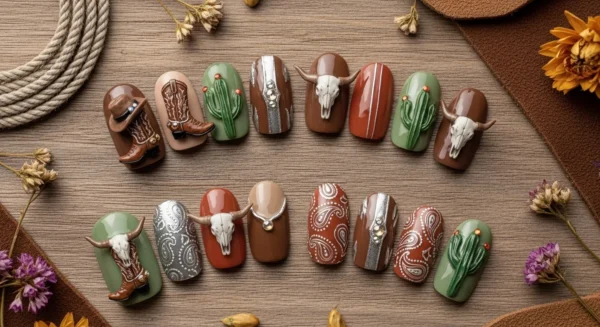 Western nail looks